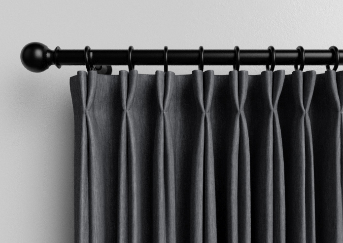 Genoa Faux Silk (Blackout), Night Shimmer - Made to Measure Curtains - Image 10